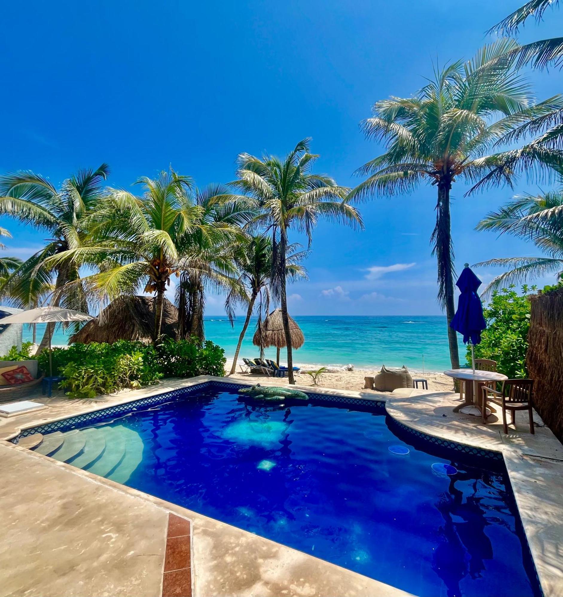 Beachfront Hammock Heaven อากุมัล ภายนอก รูปภาพ